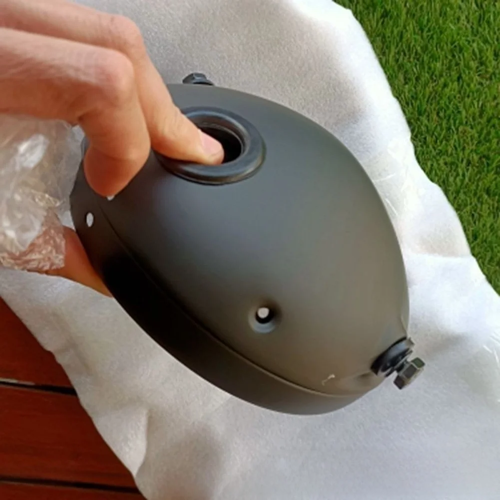 

Motorcycle Headlight Housing 7 Inch Matte Dark Alloy Design Supporting LED Light Integration for Vintage Motorcycle Styling