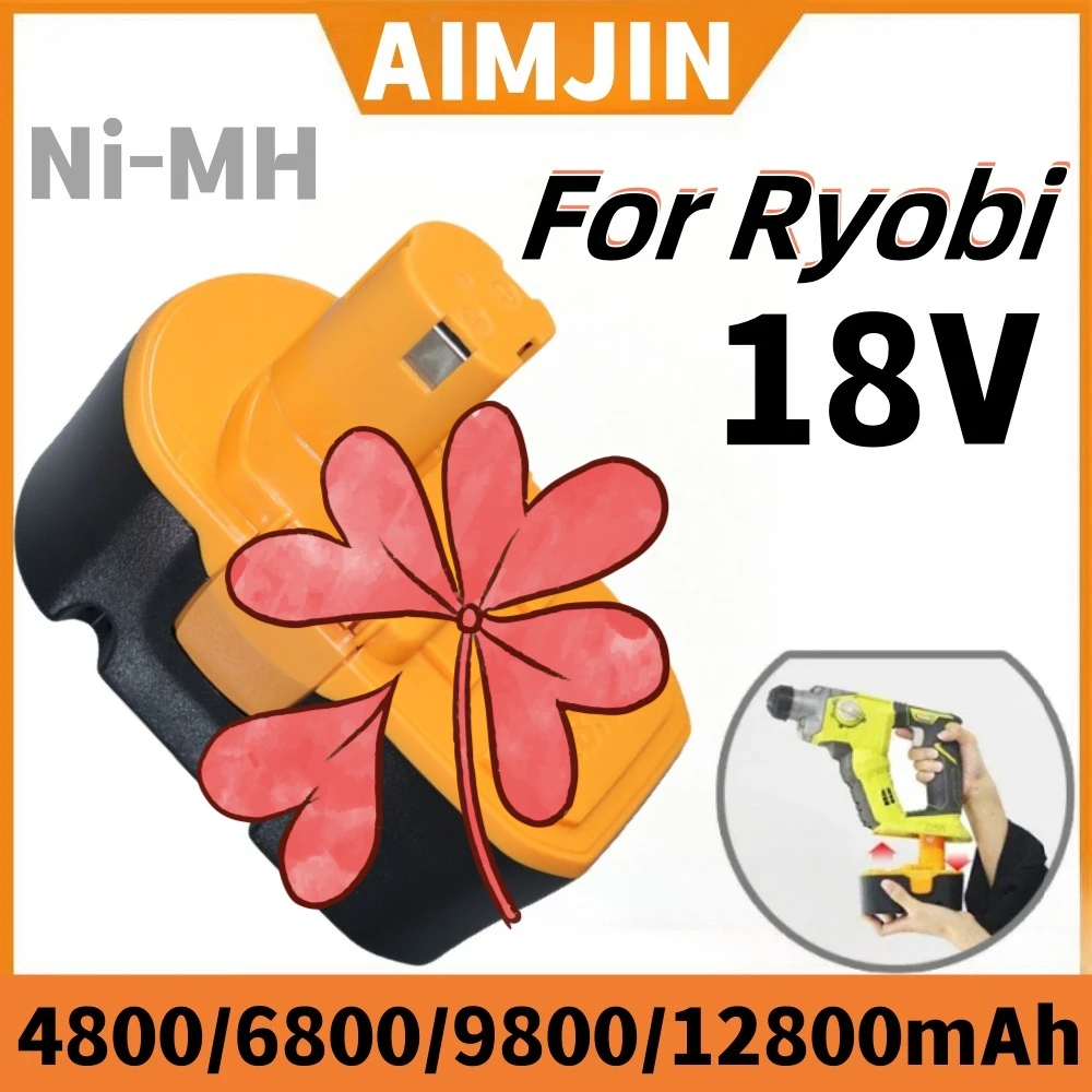 

Новый сменный аккумулятор для Ryobi P100 P101 18V 4800 мАч, совместимый с Ryobi ABP1801 ABP1803 BPP1820, для беспроводных электроинструментов.