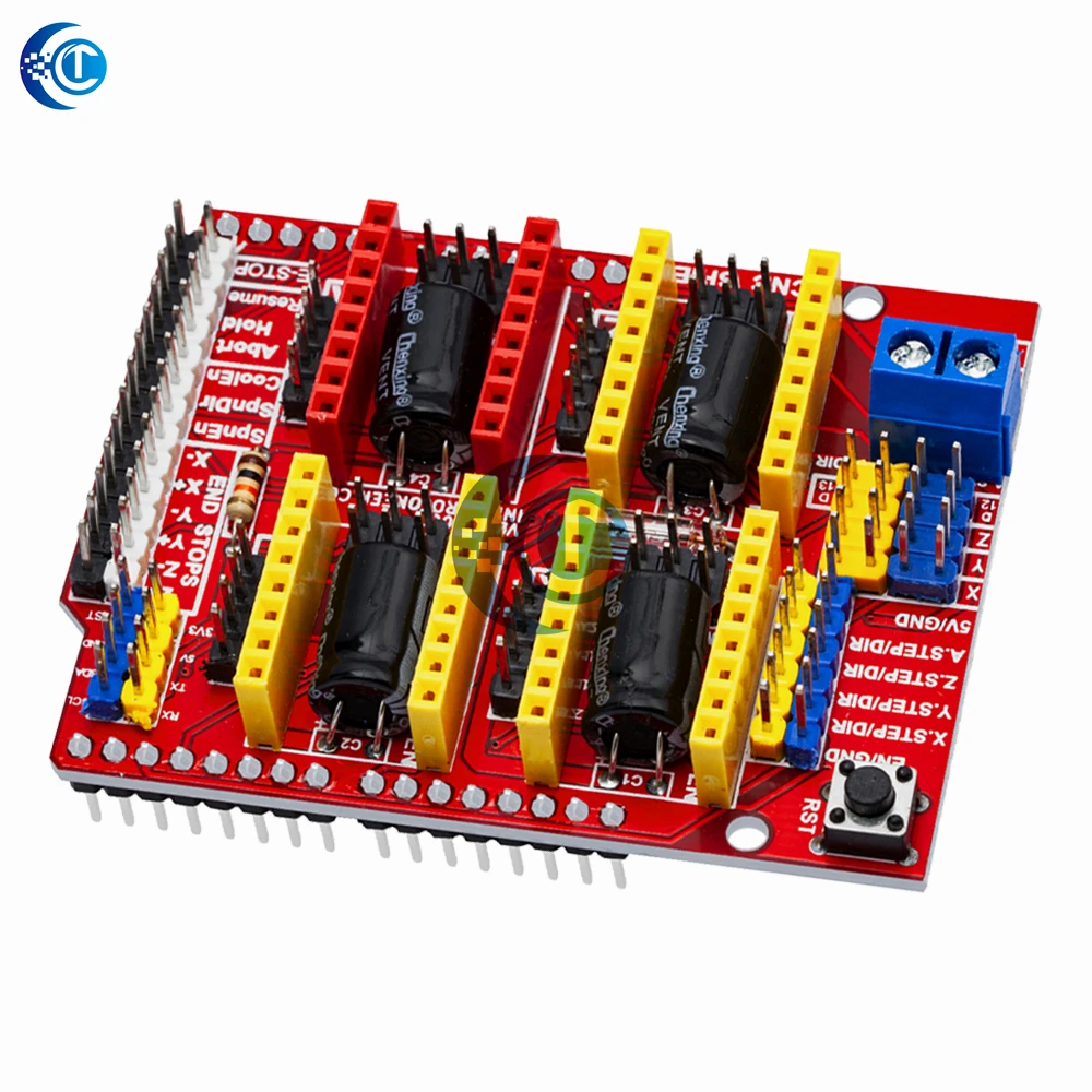 CNC Shield V3 – für Graviermaschine und 3D-Drucker, wird mit 4 Stück A4988/DRV8825 Treibererweiterungsplatine geliefert