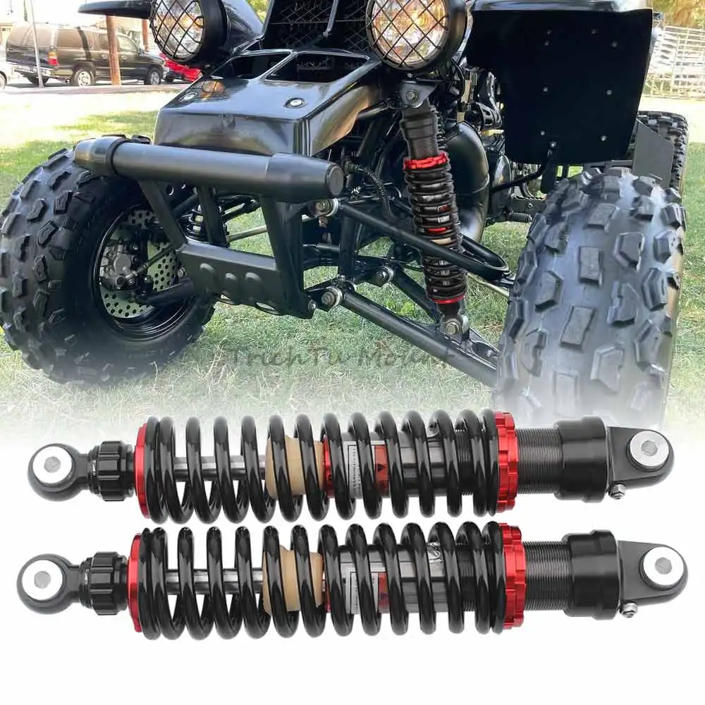 

370mm Front Suspension Spring Adjustable Shock Absorbers For Yamaha Banshee 350 YFZ350 YFZ350SE LE YFZ350SP 1987-2006 ATV Quad