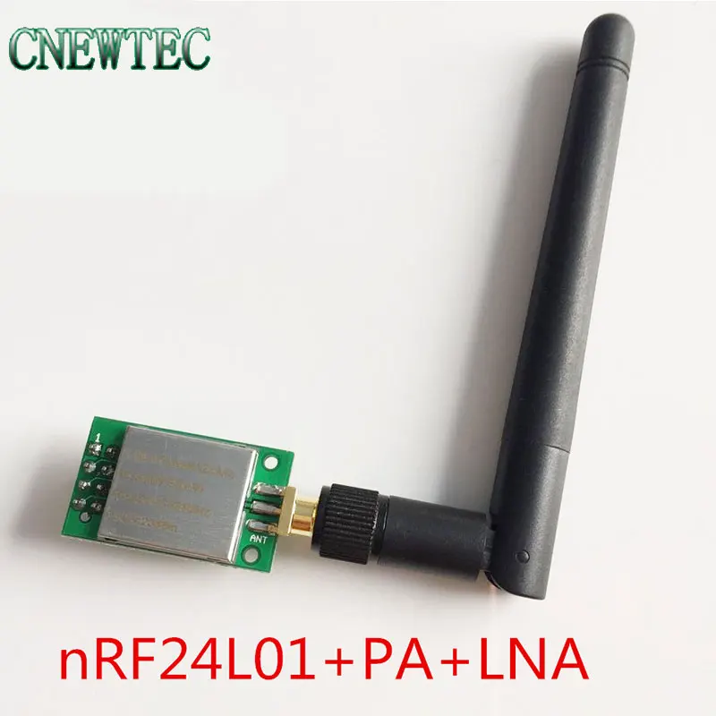 SI24R1 invece dei moduli di comunicazione wireless nRF24L01 + RFX2401C SI24R1 + PA + LNA con custodia di schermatura dell\'antenna 2.4GHz 20dbm 1000m