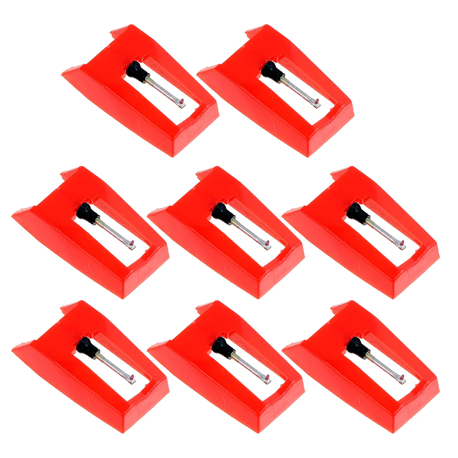 

8Pcs Stylus Needle for Record Player Turntable Replacement High-Fidelity Sound Non-Moving Magnet Cartridge Noise Reduction