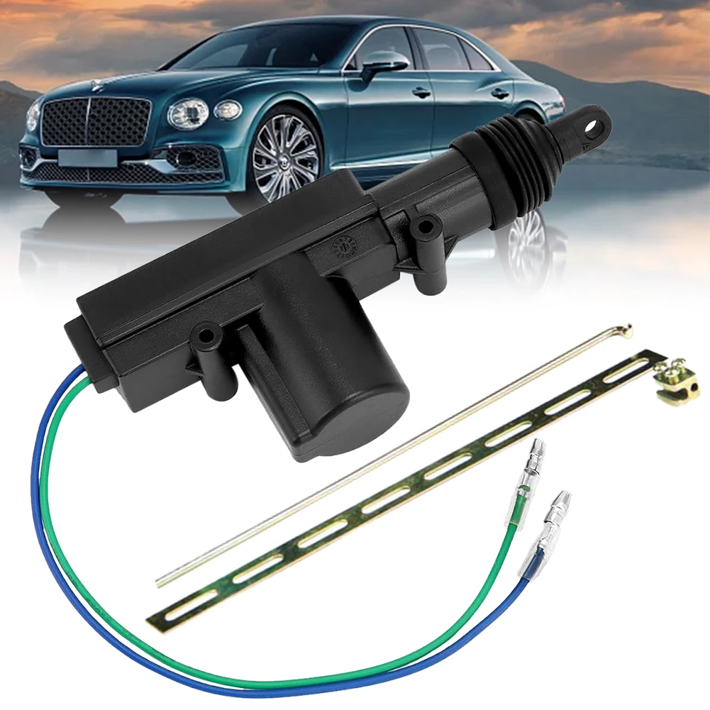 12V Car Locking System Actuator 2 Wire Car Electric Door Lock Actuator Locking System Single Gun Type Kit Door Lock Accessories