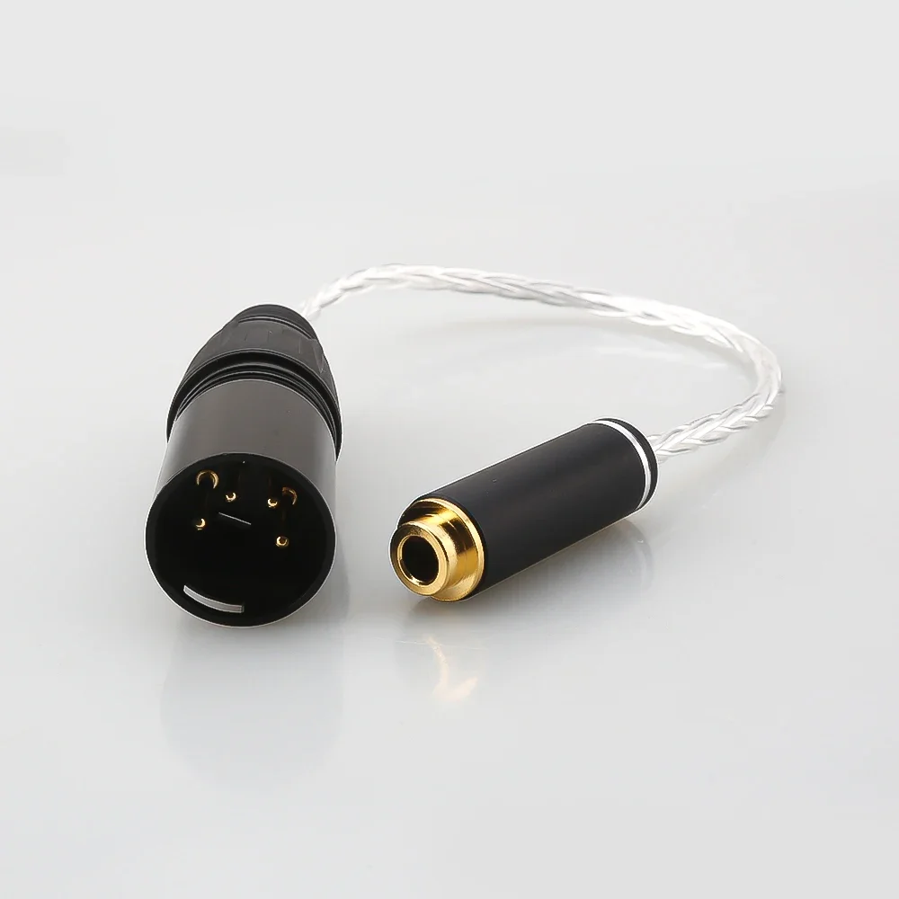 4-pin XLR Male Balanced to 4.4mm Female Audio Headphone Adaper cable for Sony PHA-2A,WM1A/1Z,iBasso,Fiio,HiFiman,Astell&Kern