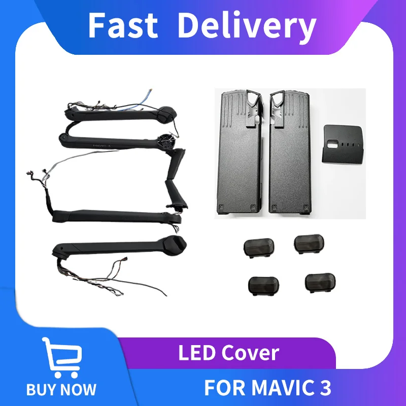 For Mavic 3 Series Lamp Cover Battery Shell Protective Case Combination Kit High Durable Replacement Repair Spare Parts