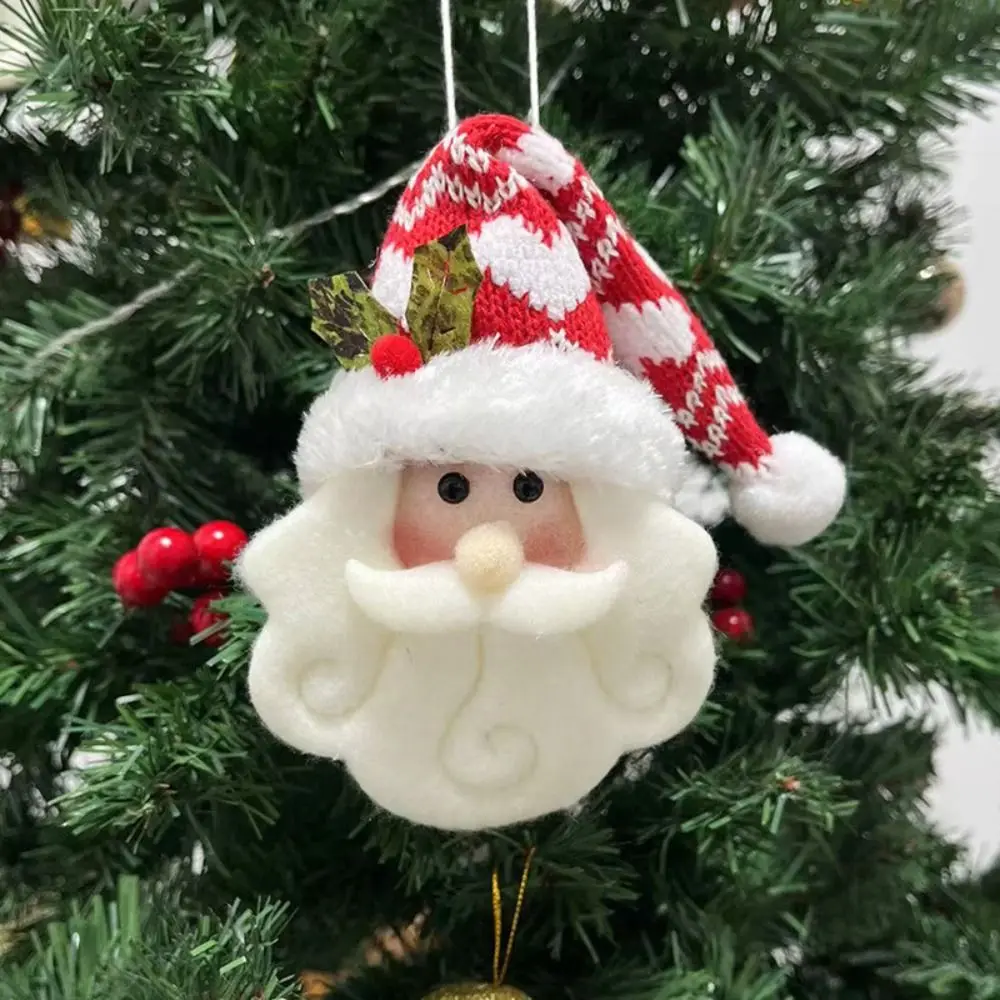 Durable Santa Claus Xmas Hanging Ornaments Cloth Festive Christmas Elk Pendants Snowman Cute Xmas Santa Ornaments New Year