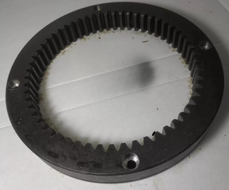 

Steel internal gear with 57 teeth