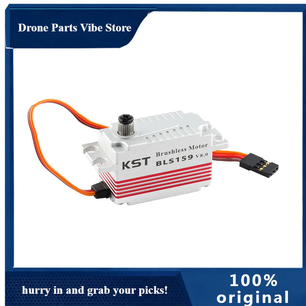 

Цифровой сервопривод AP2026 KST BLS159 V8.0 безколлекторный HV, 0.10с, для радиоуправляемых моделей U-AV, автомобилей, лодок, роботов, рук, самолетов, 8.4В, 17кг