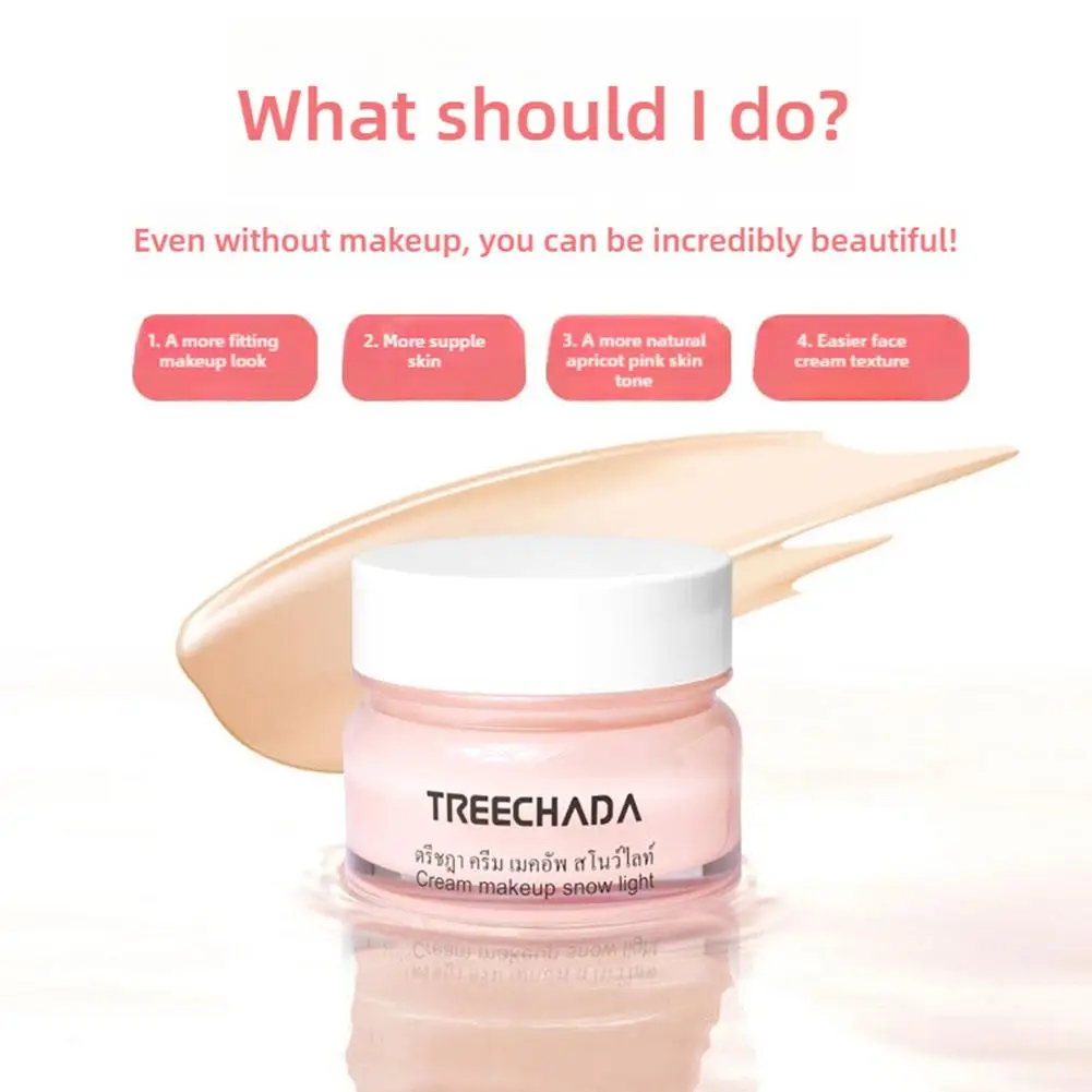 50g Magical Moisturizing Face Foundation Change Color Skin Tone Concealer Makeup Brighten Base Foundation E4J8