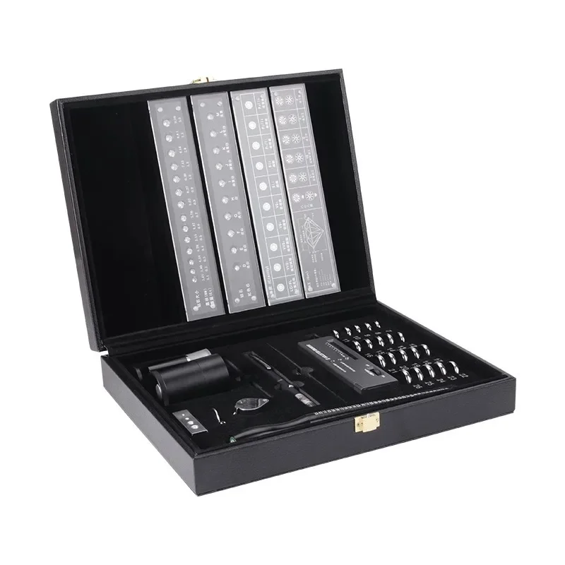 Diamond magnifying glass identification see waist size waist prism diamond measuring pen ring measurement counter inspection