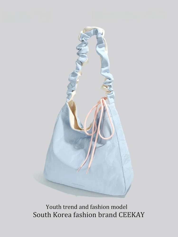 Ceekay Original Design Trendy Tote Bag Luxury Feel Fashionable Women's Crossbody Bag Soft Synthetic Leather Daily Use  C...