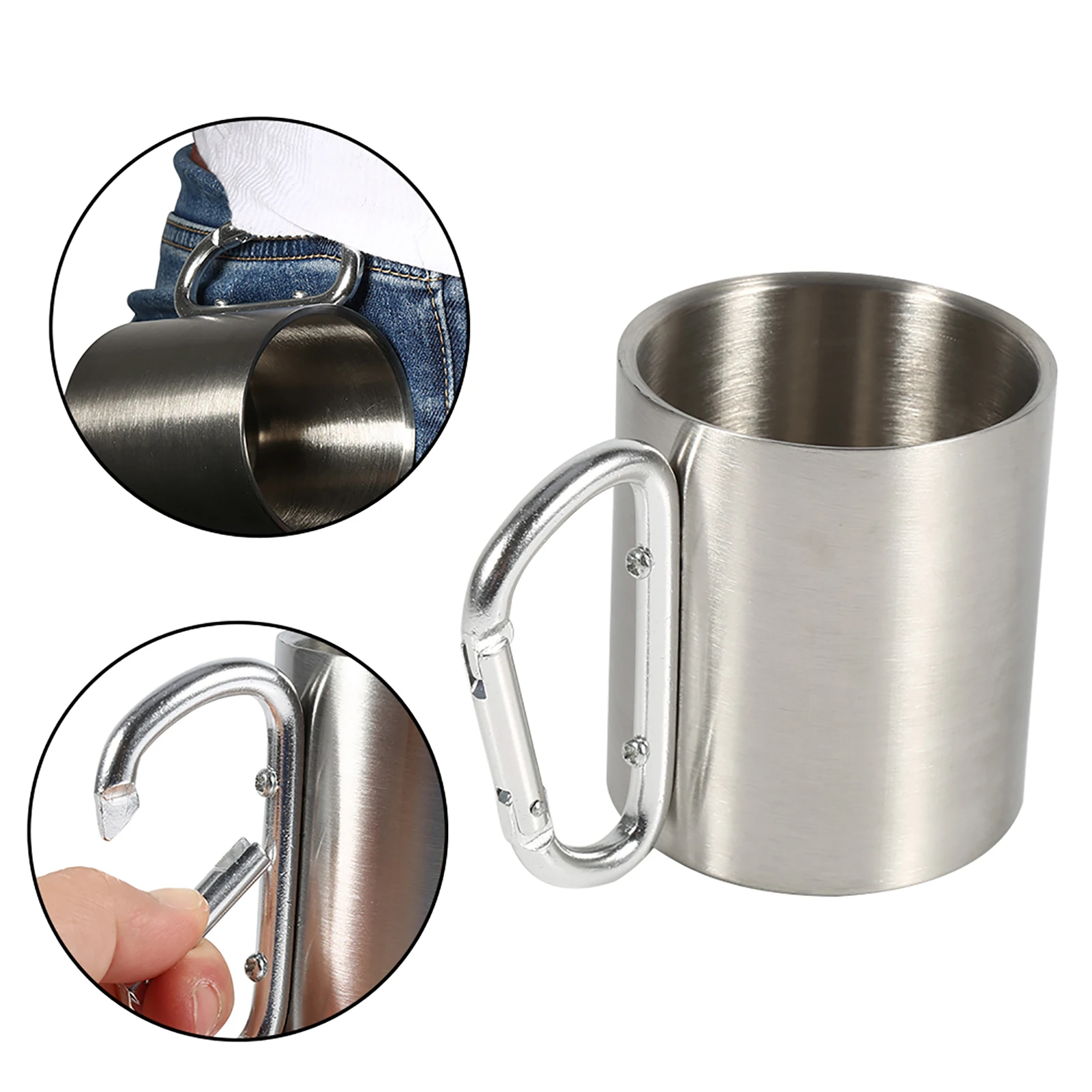 Camping Mug Work for Long Time High Security Subtle Design Favorable for Activity