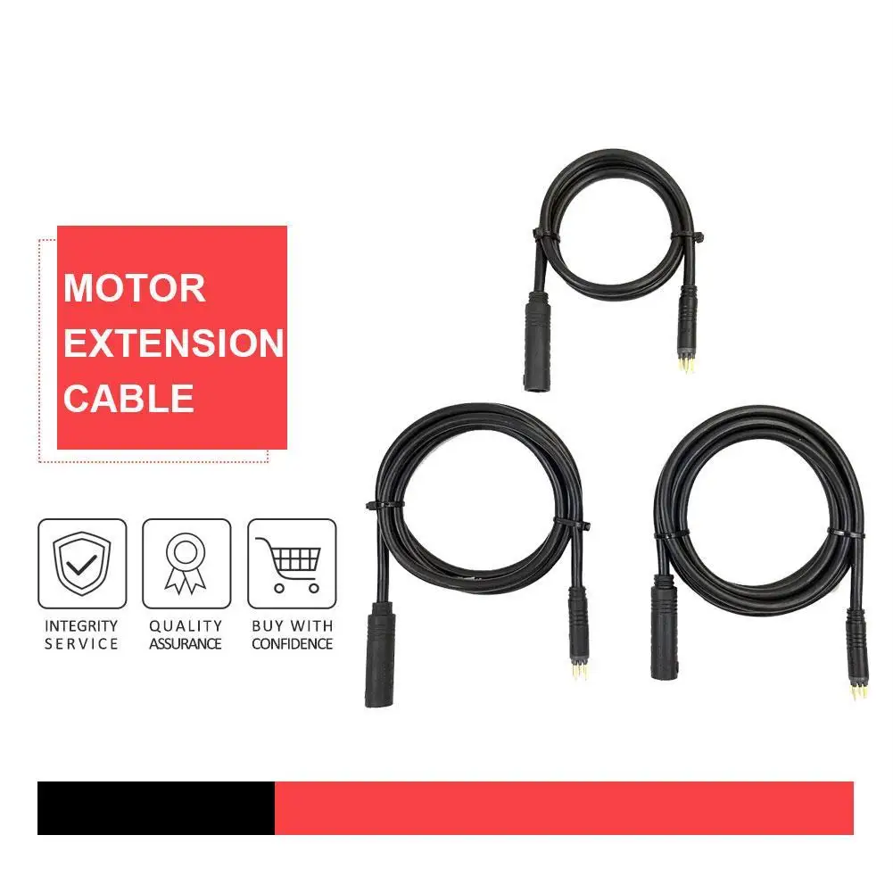 60/130/160cm 9 Pin Waterproof Male Female Connector Electric Bicycle Cable JULET Motor Extension Cable