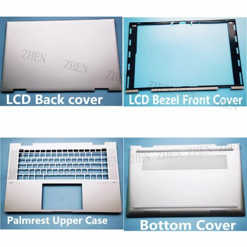 

Y NEW For HP ENVY15 15-EW 15Z-EY TPN-C157 C158 Palmrest Keyboard Back Bottom Shell