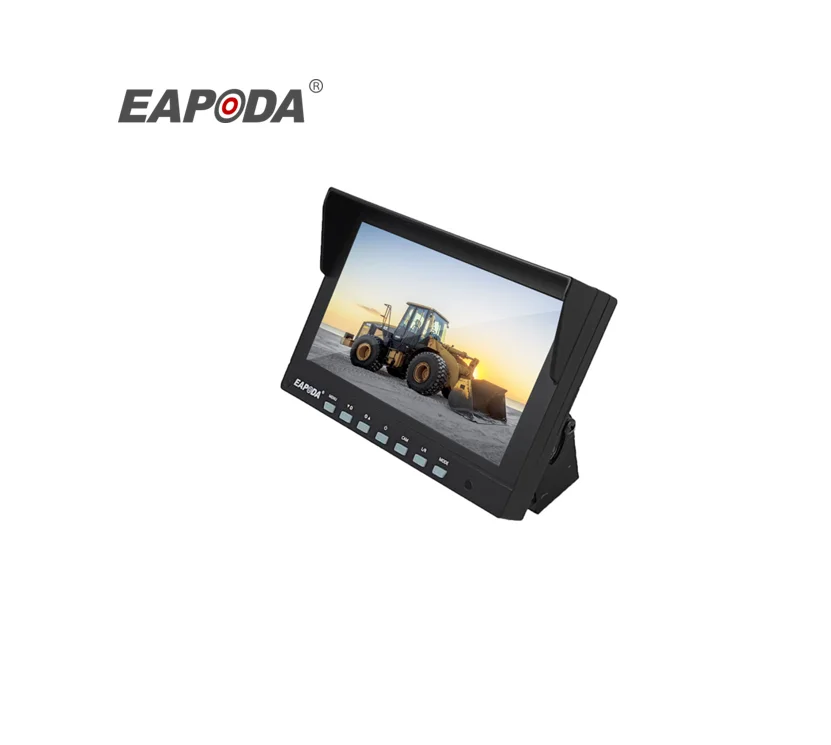 EAPODA Bus Fleet AI BSD Truck Camera System 5CH Rear View IPS LCD Screen RGB Function Blind Spot Pedestrian Voice Alarm