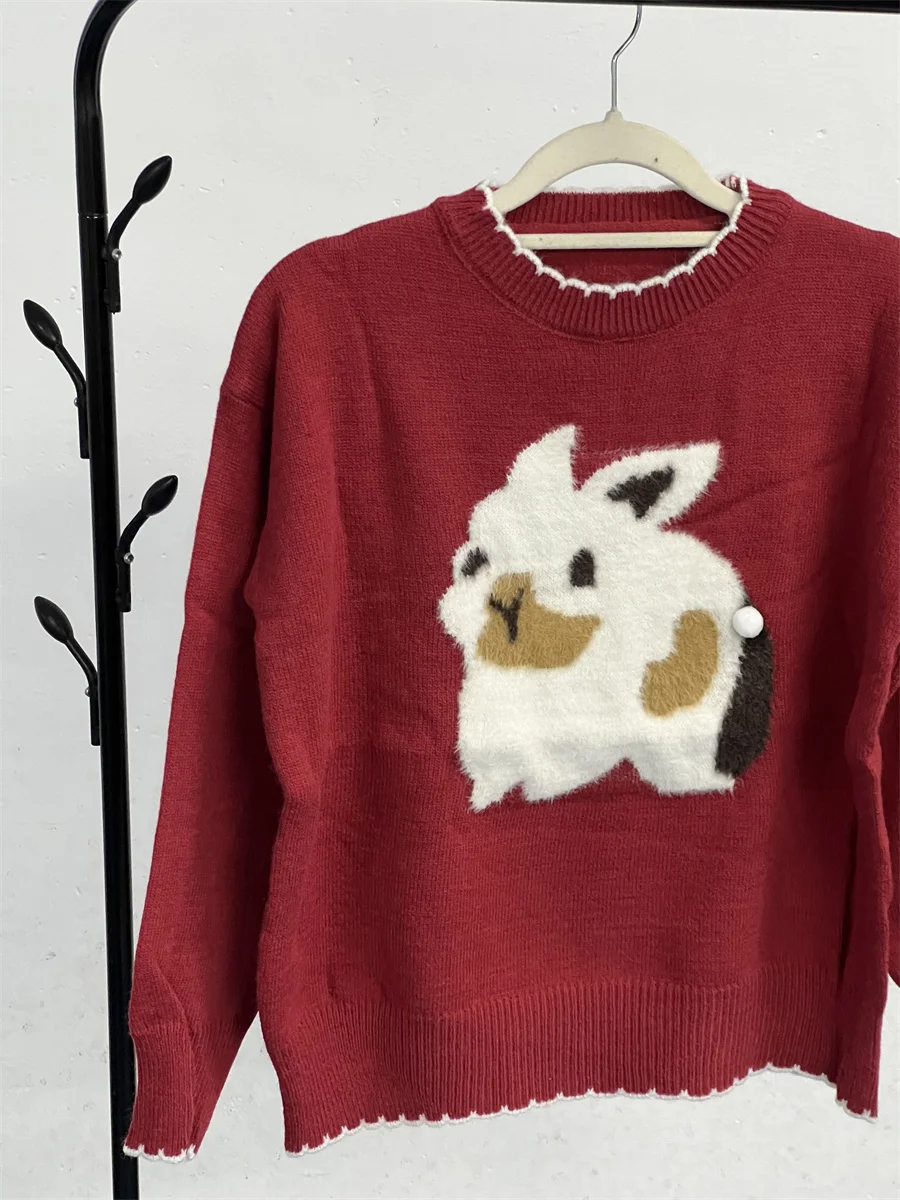 シンプルでエレガントなプルオーバー女性の冬暖かいルーズソフトニットセーター O ネック韓国ファッション甘い優しいカジュアル無地