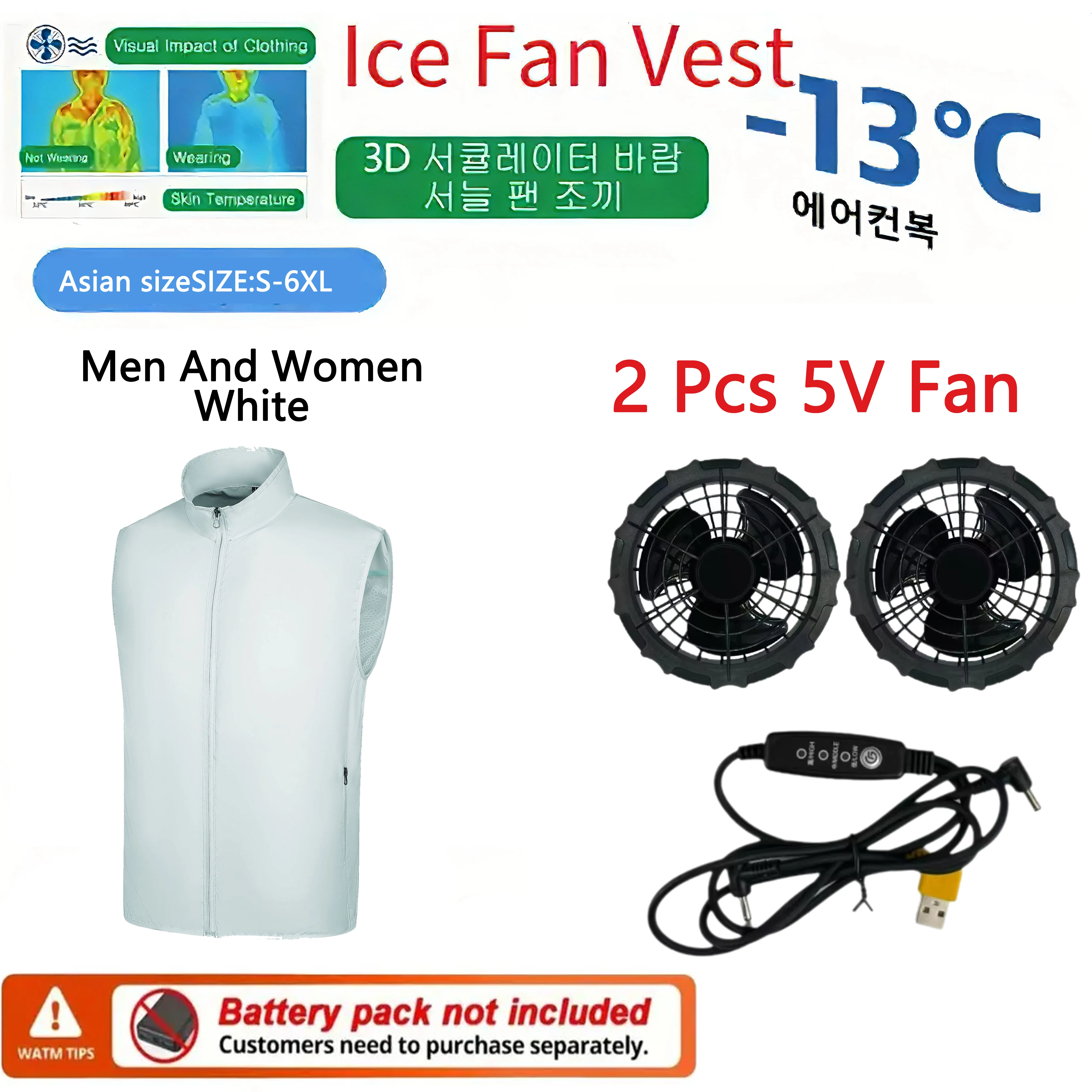 Summer-Cooling-Air-Conditioner-Vest-Cooling-Fan-Clothing-Sun-Protection-Prevention-Thin-Workwear-Unisex-Outdoor-Work-Clothes
