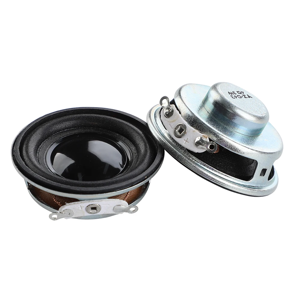 AIYIMA-minialtavoces portátiles de 1,5 pulgadas y 40MM, altavoz Hifi pequeño con sonido estéreo de frecuencia completa de 4Ohm y 3W, 2 unidades