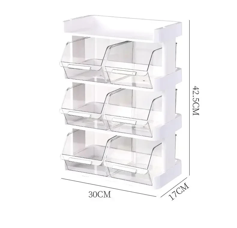 Multi-Layer Desktop Tea Bag Coffee Snacks Storage Rack Multi-Functional Office Home Desktop Clutter Arrangement Storage Rack