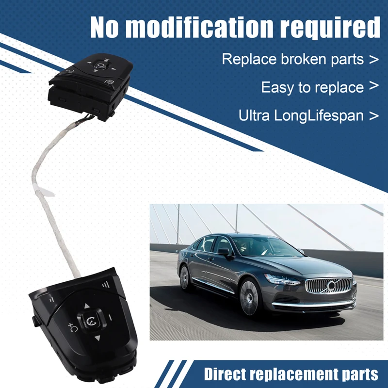 

32266343 Кнопочный переключатель на рулевом колесе для Volvo S60 S90 V90 XC90 XC60, многофункциональные ключи управления на рулевом колесе