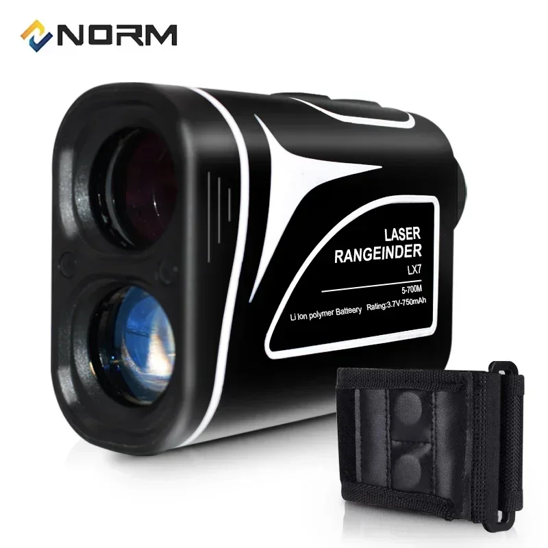 NORM Professional Rechargeable Golf Range Finder with Jolt and Slope Trajectory Compensation Function