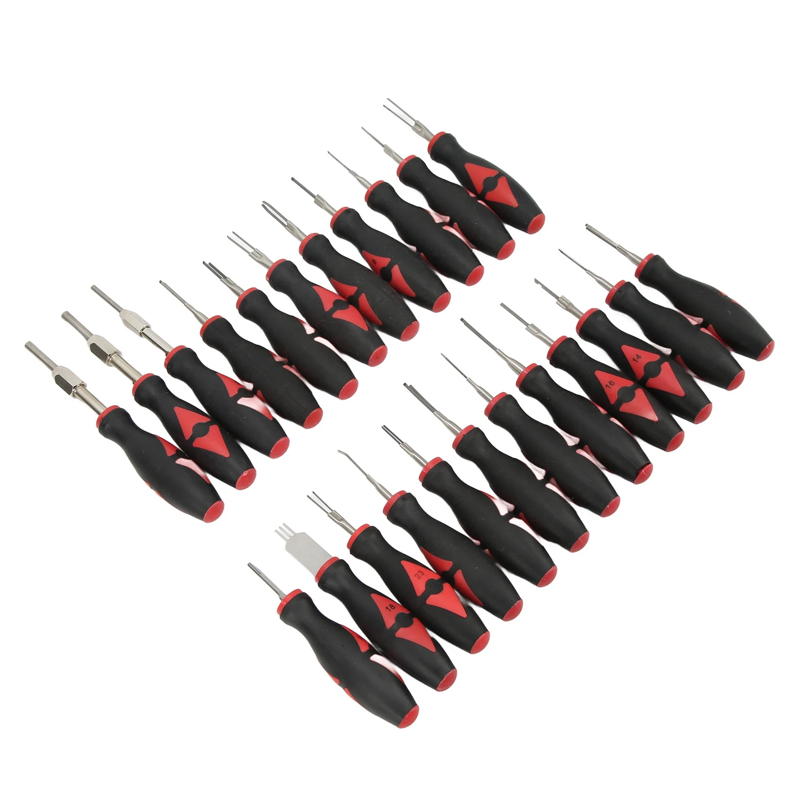 

Набор для выпуска клемм, 23 шт., эргономичный портативный набор инструментов с хромированной отделкой, устойчивый к ржавчине, совместимый с Benz