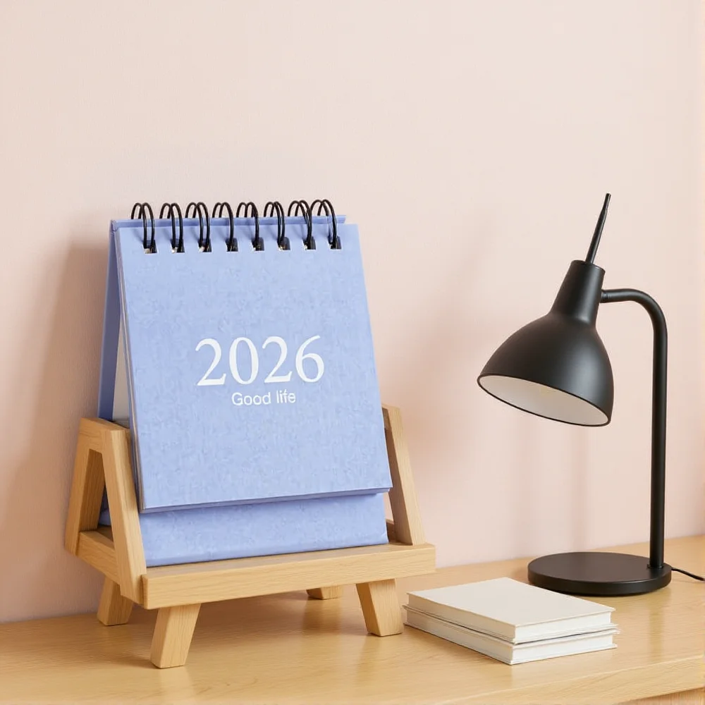 

Small Desk Calendar 2026 Standing Flip Weekly Calendar Creative Coil Calendar Planner For Daily Schedule Planning