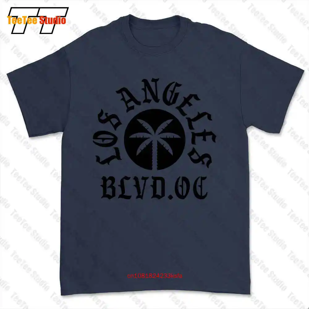 Los Angeles Blvd Boulevard Underground Tattoo Palme T-shirt Tee 2UR5