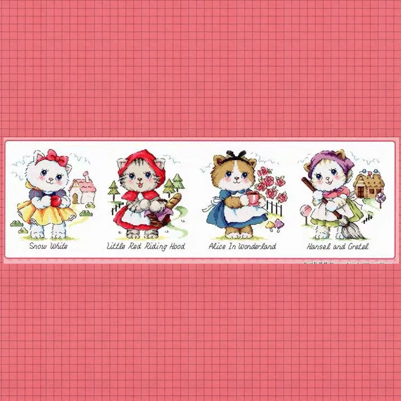 G151 Stich Cross Stitch Kits Craft Packages Cotton Fabric Floss Counted New Designs Needlework Embroidery Cross-Stitching