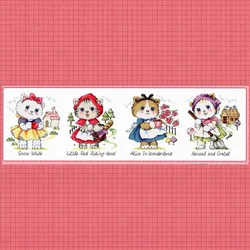 G151 Stich Cross Stitch Kits Craft Packages Cotton Fabric Floss Counted New Designs Needlework Embroidery Cross-Stitching
