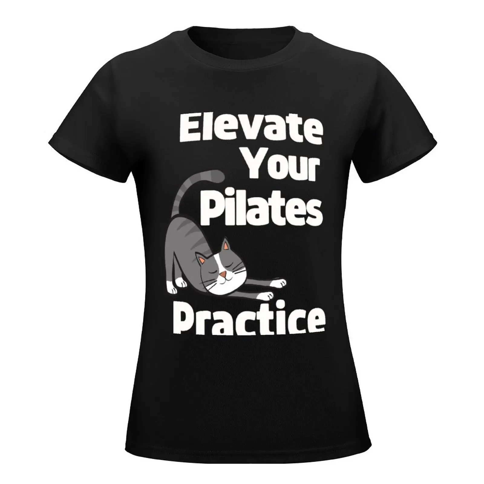 Club Pilates, Elevate Your Pilates Practice T-Shirt vintage clothes tops anime clothes Summer Women's clothing