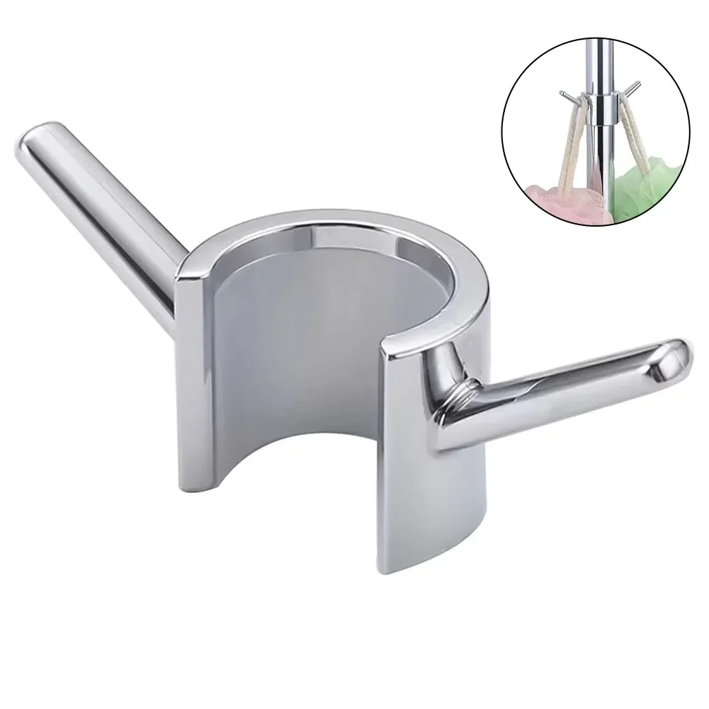 Showerhead Clamp Shower Nozzle Bracket Shower Rod Shower Head Holder Lift Seat Punch-free Small Hook Double Hook