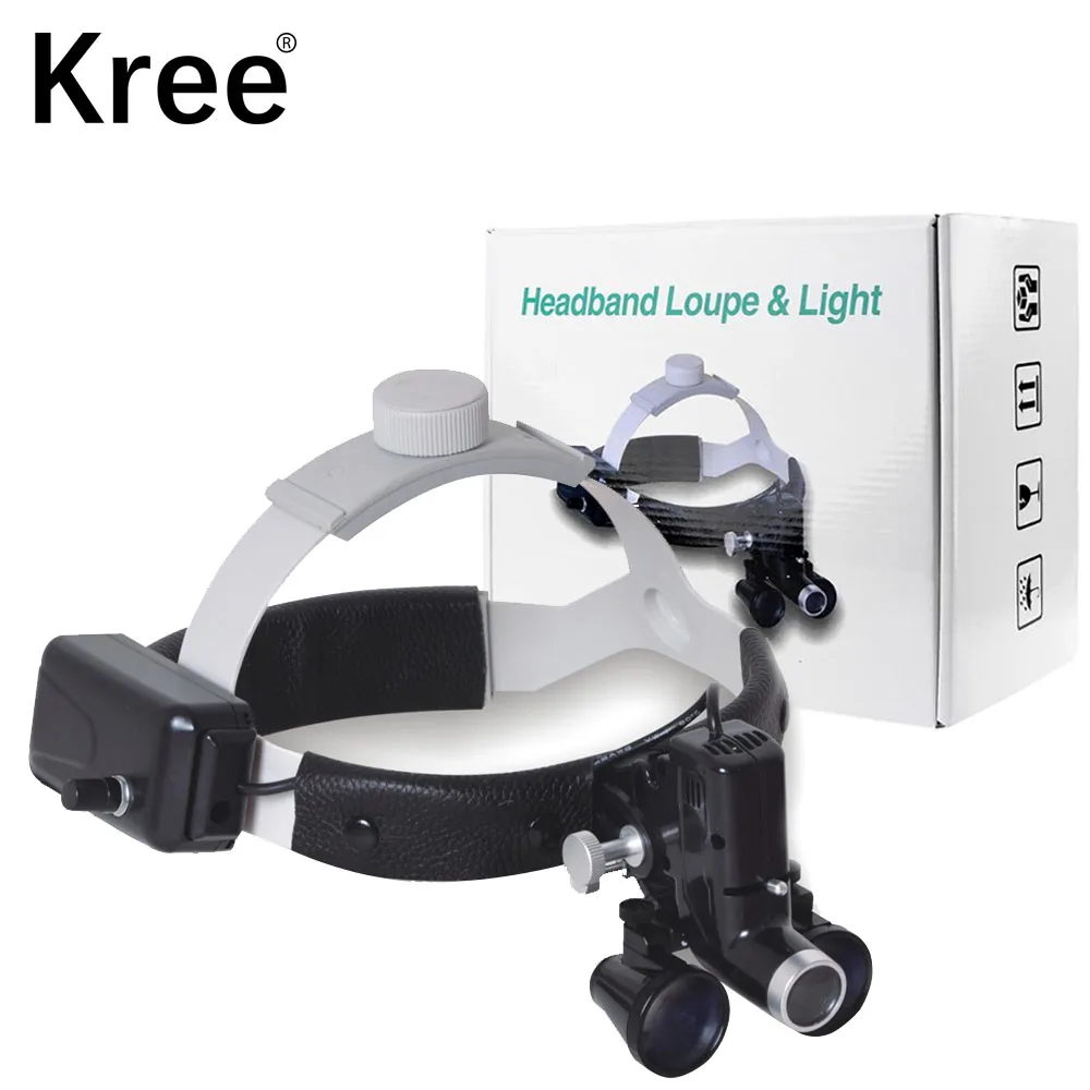 

320-420 mm Dental Binocular Magnifier 3.5X Optical Glass Ultra-light Helmet Magnifying Glass Wide Field of View Dental Loupes