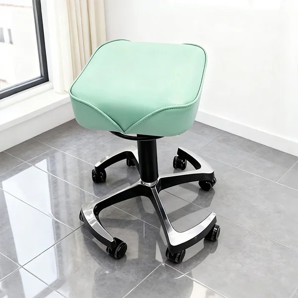 Luxury Manicure Spa Hairdressing Portable Small Salon Master Chair Nail Salon Beauty Salon Mobile Swivel Stool Chair With Wheels