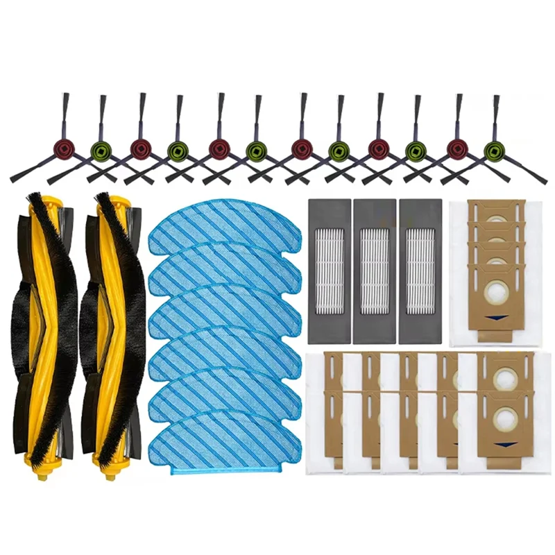 

ABUF-для ECOVACS Deebot T8 AIVI T9 AIVI N8 Pro AIVI N9 N10, аксессуары, основная щетка, боковая щетка, фильтр, мешок для пыли