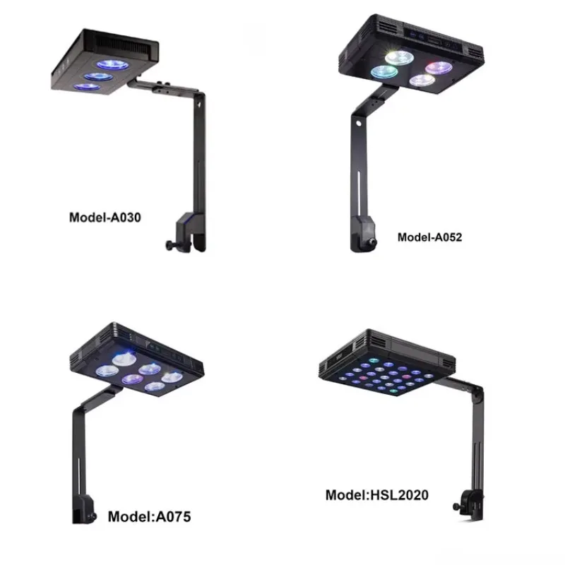 110-240V Luz de aquário LED Reef Light Lâmpada coral para aquários Iluminação de tanque de peixes marinhos