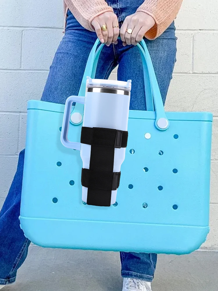 Portavasos para bolsa Bogg, soporte para botella de agua, funda para taza portátil, soporte para almacenamiento de bebidas, accesorios para botellas de agua