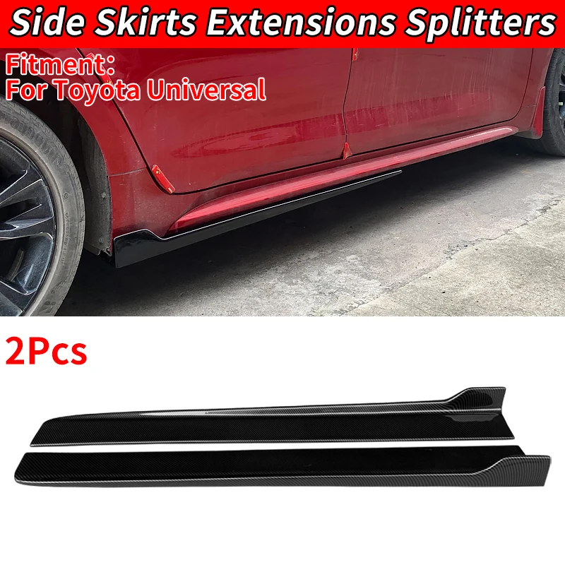 

Accesorios Para Vehículos Side Skirts For Universal Carola Camry Mark X Extensions Bumper Door Lip Splitters Winglet