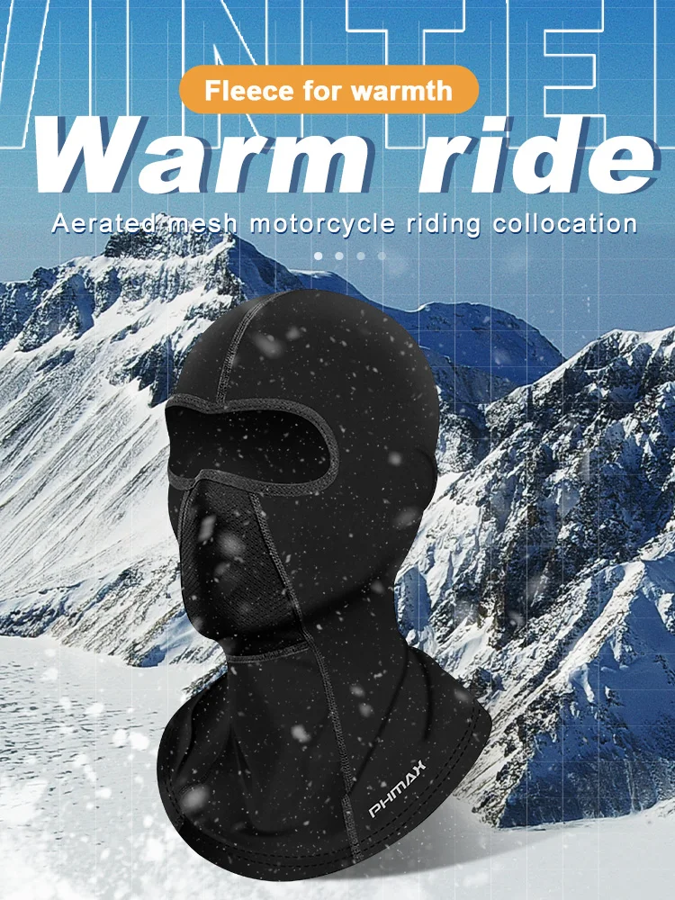 AliExpress PHMAX Winter Warm Cycling Mask Windproof Breathable Full Face Bicycle Mask Road Bike Motorcycle Scarf Balaclava Ski Headwear