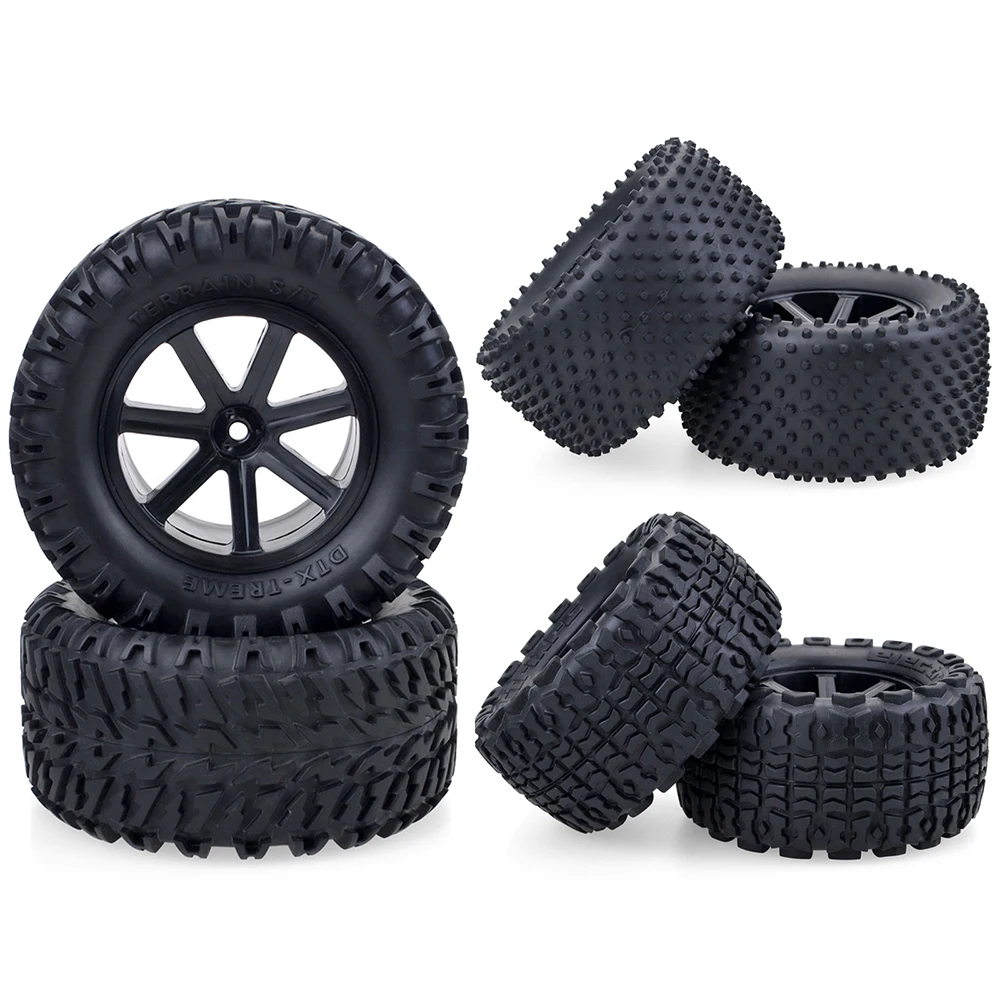 ZD Racing RC Desert Wheels and Tires 1/10 Scale 12mm Hex for Corally Kyosho Ultima Hobao ABSIMA HPI HIMOTO DREKKER RC Car Wheel