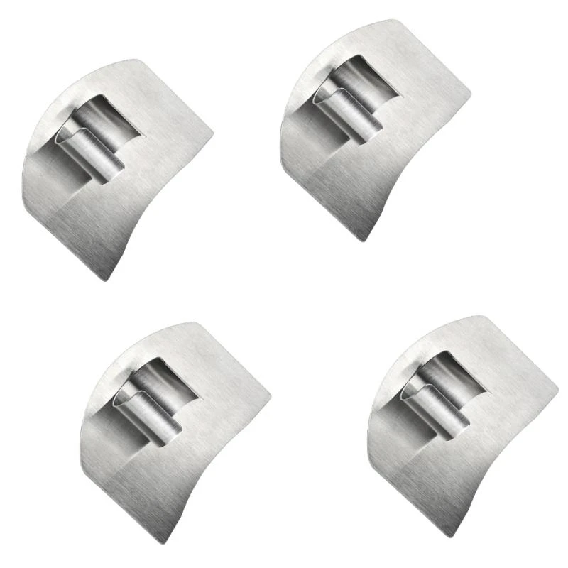 Easy Cleaning Steel Finger Shield Hand Guard For Comfortable Safe Chopping Tasks - Detail 1