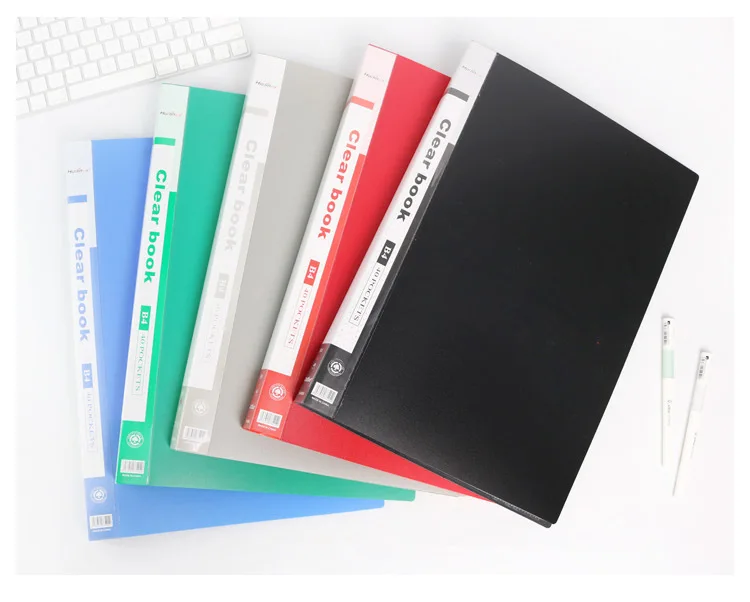 B4 プラスチック予算バインダーファイルフォルダードキュメント小冊子