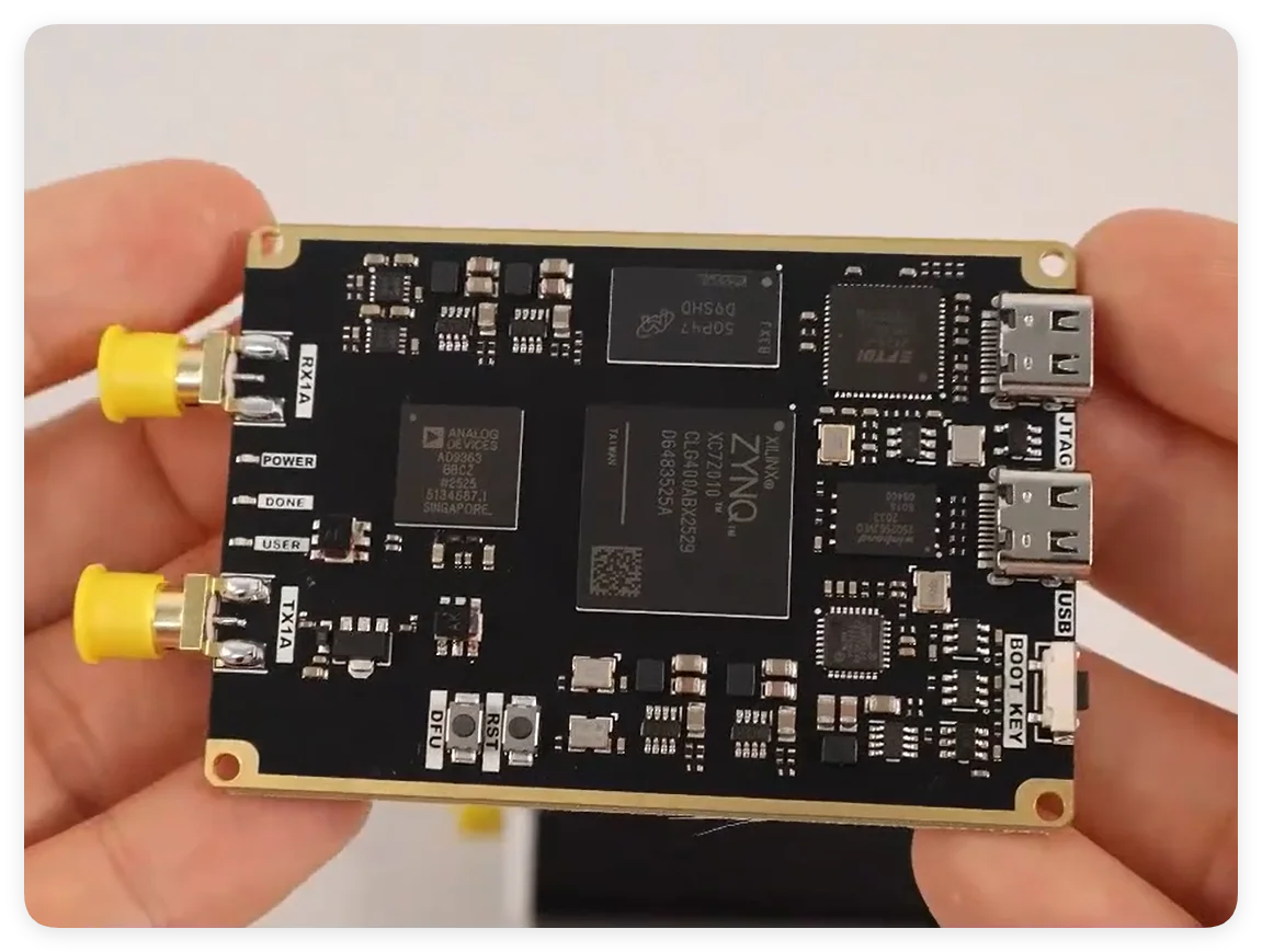 Mini Pluto SDR Radio AD9363 ZYNQ7010 Development Board Support for FLASH and JTAG Boot Modes