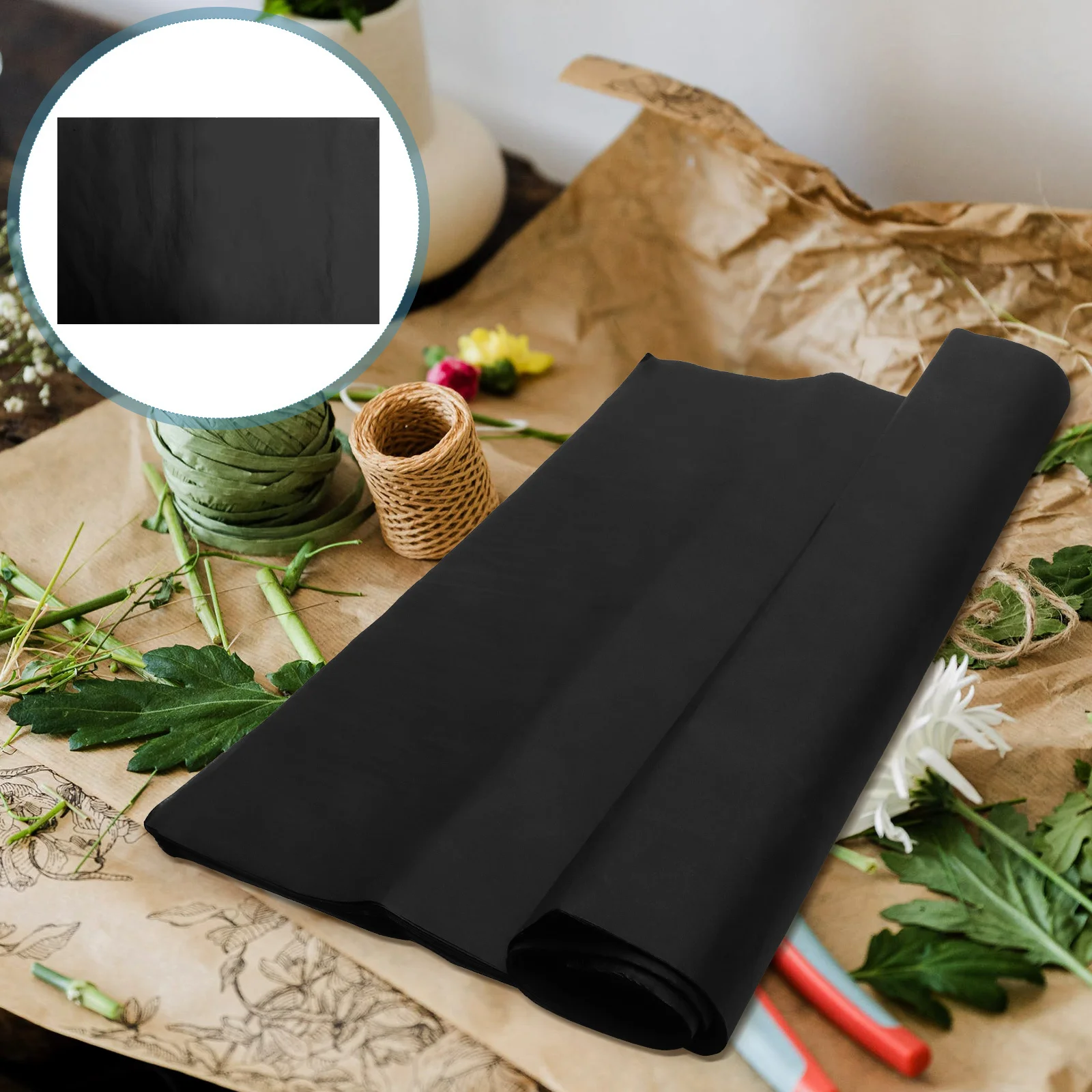 

40 Sheets Fresh Flower Wrapping Paper Floral Paper Cuttable Flower Wraps Bouquet Wrapping Material Gift Packing Supplies