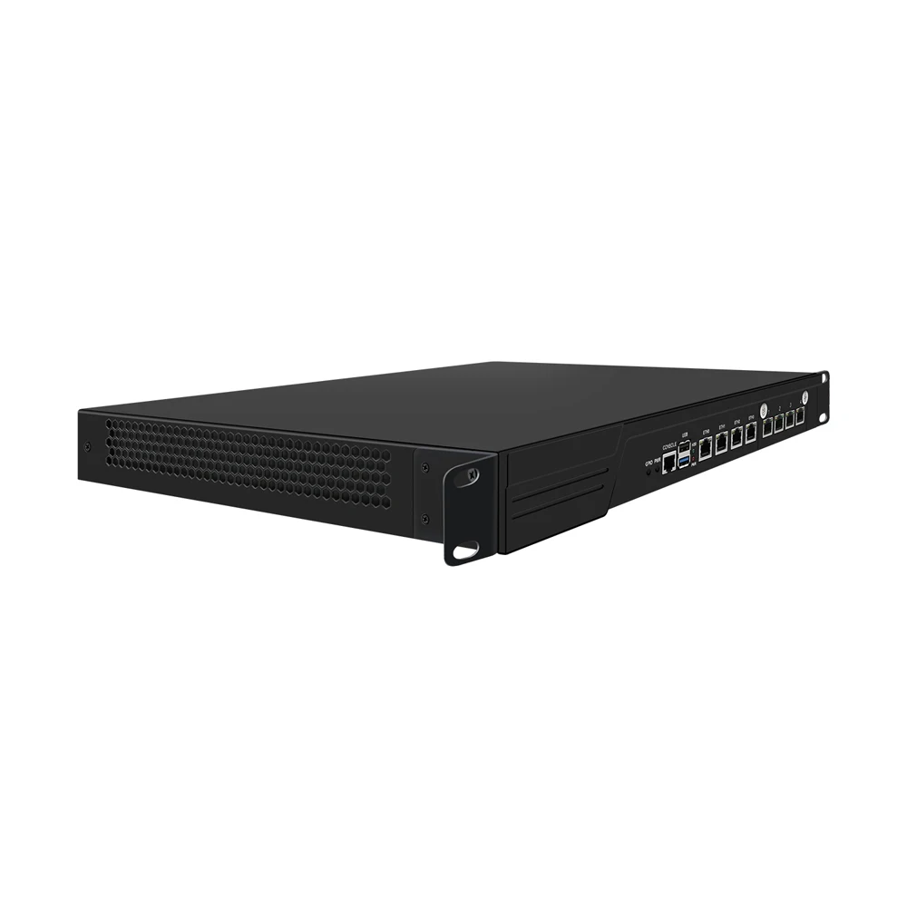 Imagem -03 - Firewall Appliance com Redundância Fonte de Alimentação Intel N100 N200 i3 N305 Rj55k 8x2.5 Ghz Lanvgagpiodual Power Hunsn1u