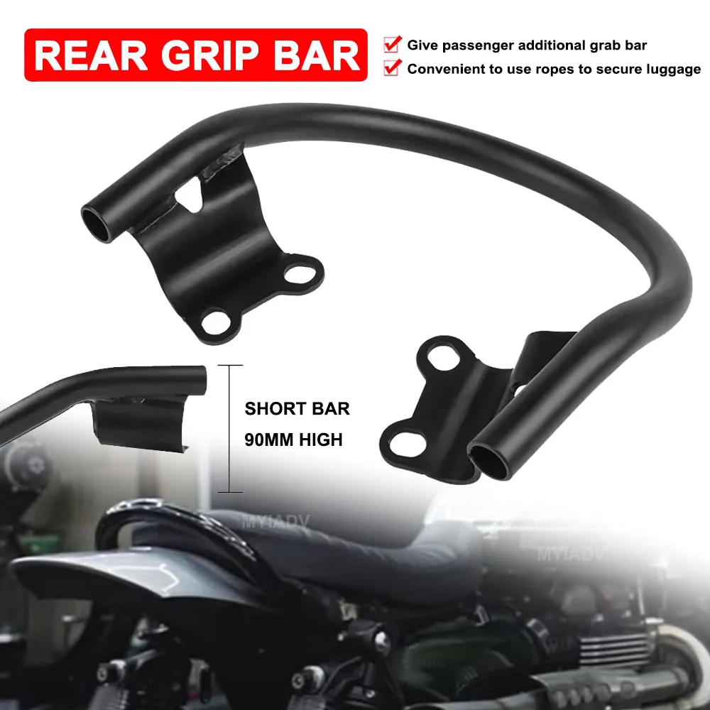 

Motorcycle Rear Passenger Grip Bar Luggage Rack For Bonneville T100 T120 2020 For Street Twin 900 1200 Scrambler 900 2020-2023