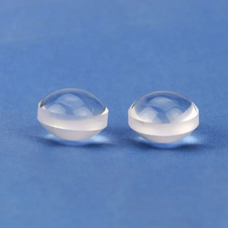 2PCS Biconvex Lens 18mm K9 Optical Glass Focal Length 13mm Double Convex Lens Magnifying Lenses Optics Element Condensing Lens