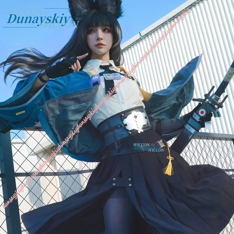 

ZZZ Hoshimi Miyabi cosplay Costume wig shoes coat Women's Set Zenless Zone Zero Carnival Party show Role Playing outfits