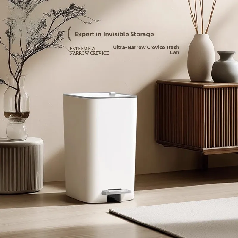 

Мусорное ведро для отеля большой емкости с крышкой, нажимное, двойное, для дома, для ванной комнаты, гигиеничное, для спальни