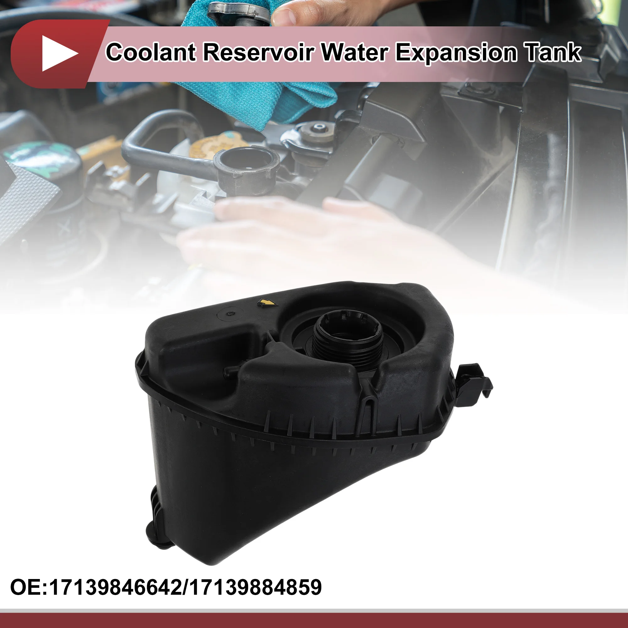 

UXCELL Engine Coolant Reservoir Water Expansion Tank for BMW G30 G32 G12 G14 G15 G16 530e 530i 540i Bottle No.17139846642